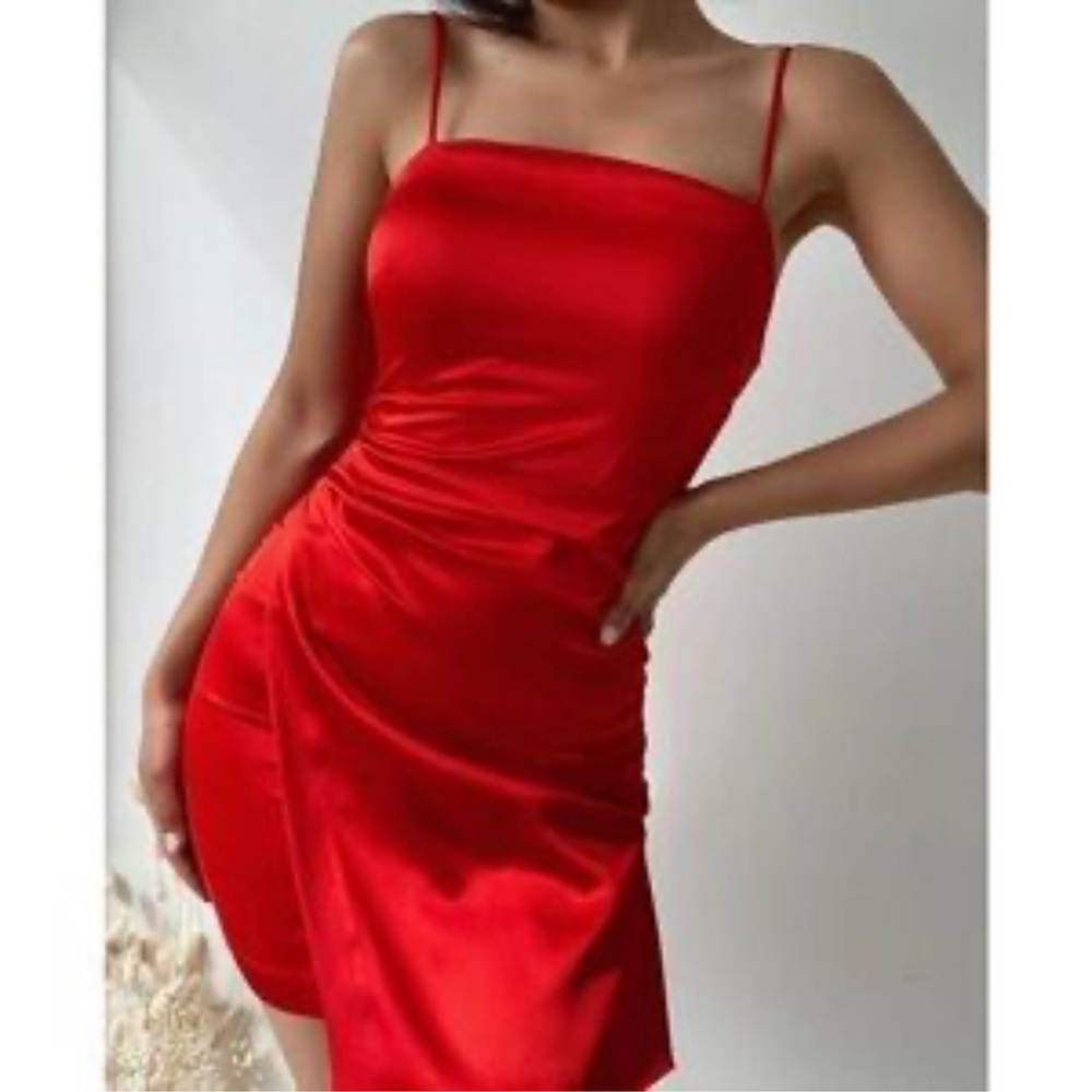 Zara Vibrant Red Mini Dress